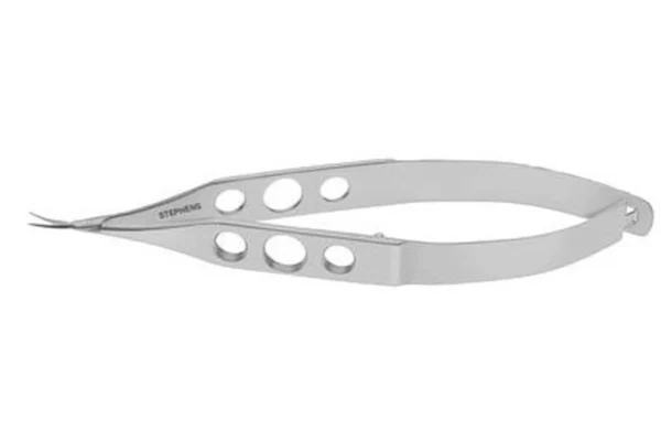 Stevens-Vannas Scissors, Thin Curved 7 mm Blades