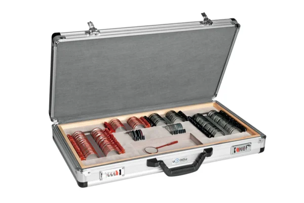 Optical Trial Lens Set with Metal Rims – 159 Pieces
