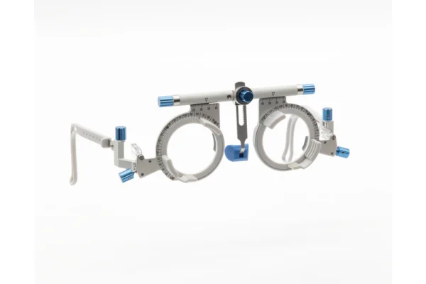Optical Trial Frame – Silver/Blue