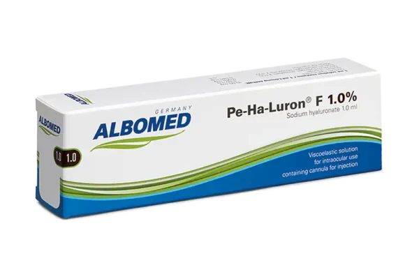 Pe-Ha-Luron F 1.0% Sodium Hyaluronate Ophthalmic Viscoelastic, 1.0 ml