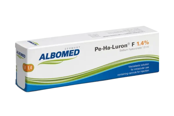 Pe-Ha-Luron F 1.4% Sodium Hyaluronate Ophthalmic Viscoelastic, 1.0 ml
