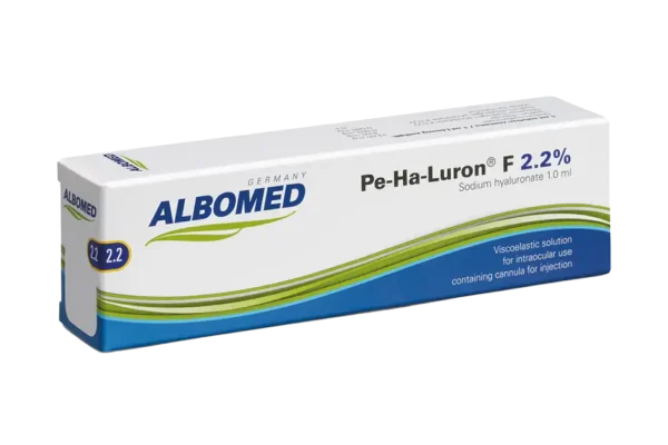 Pe-Ha-Luron F 2.2% Sodium Hyaluronate Ophthalmic Viscoelastic, 1.0 ml