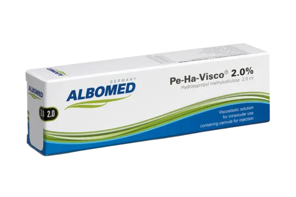 Pe-Ha-Visco 2.0% HPMC Ophthalmic Viscoelastic, 2.0 ml