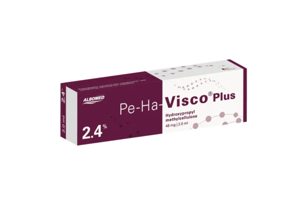 Pe-Ha-Visco PLUS 2.4% HPMC Ophthalmic Viscoelastic, Box of 10 x 2.0 ml